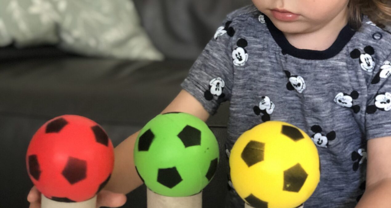Balancing balls activity